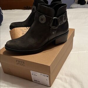Frye Black Women’s Ankle Boots NWT